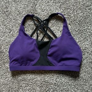 BuffBunny Sports Bra - Purple Size Medium